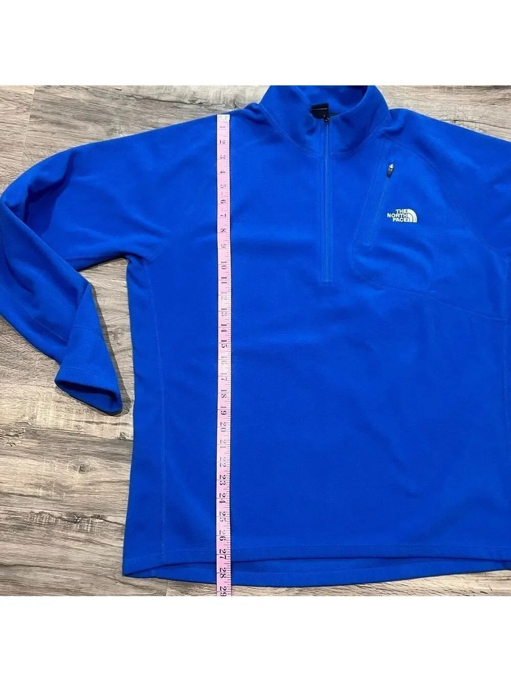 The North Face Men’s Blue Quarter Zip Fleece Top Size XL SKU#C24370